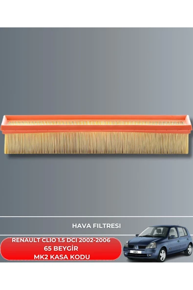 Petrol Ofisi RENAULT CLIO 1.5 DCI 2002-2003-2004-2005-2006 65 BEYGİR FİLTRE - YAĞ BAKIM SETİ - Resim 2