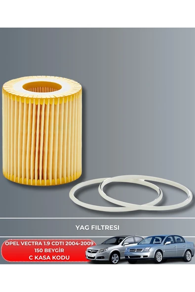Petrol Ofisi OPEL VECTRA 1.9 CDTI 2004-2005-2006-2007-2008-2009 150 BEYGİR FİLTRE - YAG BAKIM SETİ - Resim 3