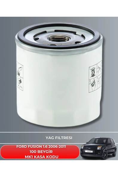 Petrol Ofisi Ford Fusıon 1.6 2006-2007-2008-2009-2010-2011 100 Beygir Filtre - Yağ Bakım Seti Uyumlu - Resim 3