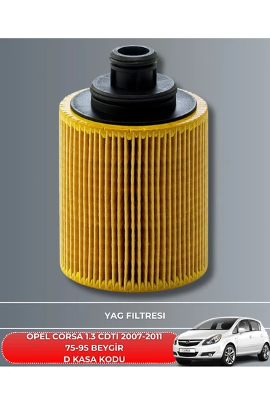 Petrol Ofisi OPEL CORSA 1.3 CDTI 2007-2008-2009-2010-2011 75-95 BEYGİR FİLTRE - YAG BAKIM SETİ - Resim 3