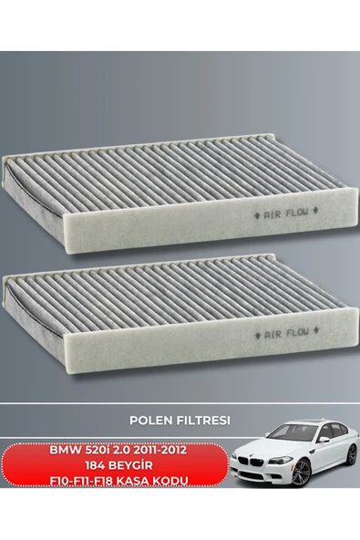 Petrol Ofisi BMW 520i 2.0 2011-2012 184 BEYGİR FİLTRE - YAĞ BAKIM SETİ - Resim 4