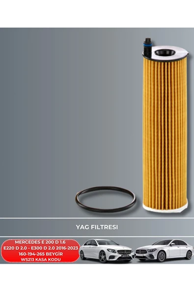 Petrol Ofisi MERCEDES E 220-E 250 2.2 CDI 2009-2010-2011-2012-2013-2014-2015-2016 170-204 FİLTRE YAĞ BAKIM SETİ - Resim 3