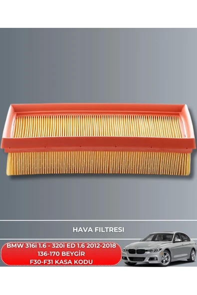 Petrol Ofisi BMW 316i 1.6 - 320i ED 2012-2013-2014-2015-2016-2017-2018 136-170 BEYGİR FİLTRE - YAĞ BAKIM SETİ - Resim 2