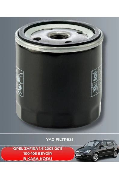 Petrol Ofisi OPEL ZAFIRA 1.6 2003-2004-2005-2006-2007-2008-2009-2010-2011 100-105 BEYGİR FİLTRE - YAG BAKIM SETİ - Resim 3