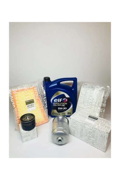 ELF Renault Fluence 1.5 Dci K9k 4plus 5w30 5lt 2010 Sonrası ürün görseli