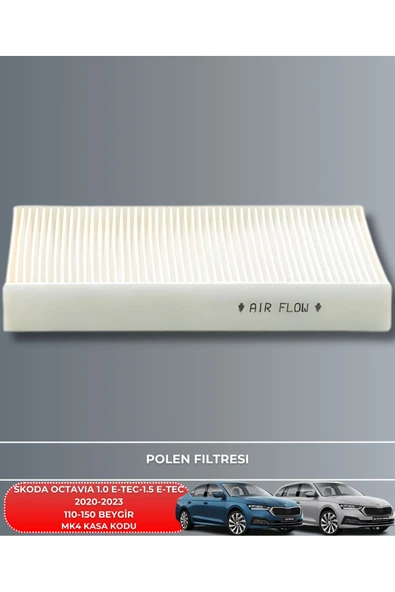 Petrol Ofisi SKODA OCTAVIA 1.0 E-TEC - 1.5 E-TEC 2020-2021-2022-2023 110-150 BEYGİR FİLTRE - YAĞ BAKIM SETİ - Resim 4