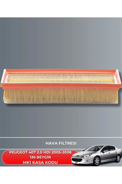 Petrol Ofisi PEUGEOT 407 2.0 HDI 2005-2006-2007-2008 136 BEYGİR FİLTRE - YAG BAKIM SETİ - Resim 2