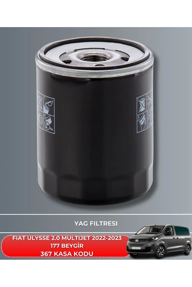Petrol Ofisi FIAT ULYSSE 2.0 MULTIJET 2022-2023 177 BEYGİR FİLTRE - YAG BAKIM SETİ - Resim 3