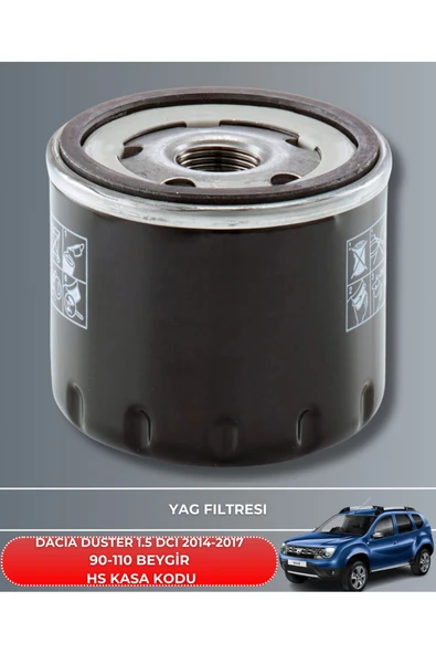 Petrol Ofisi DACIA DUSTER 1.5 DCI 2014-2015-2016-2017 90-110 BEYGİR FİLTRE - YAĞ BAKIM SETİ - Resim 3