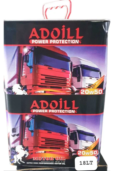 Adoil ADOİLL 20W50 MOTOR YAĞ 18 LT TENEKE YERLİ ÜRETİM A KALİTE 2024 ÜRETİM ürün görseli