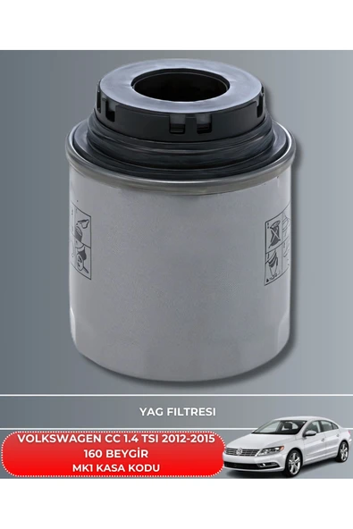 Petrol Ofisi VOLKSWAGEN CC 1.4 TSI 2012-2013-2014-2015 160 BEYGİR FİLTRE - YAĞ BAKIM SETİ - Resim 3