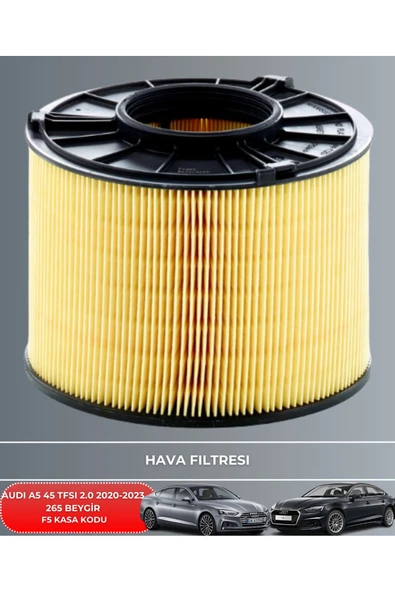 Petrol Ofisi AUDI A5 45 TFSI 2020-2021-2022-2023 265 BEYGİR FİLTRE - YAĞ BAKIM SETİ - 2