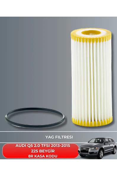 Petrol Ofisi AUDI Q5 2.0 TFSI 2013-2014-2015 225 BEYGİR FİLTRE - YAĞ BAKIM SETİ - Resim 3