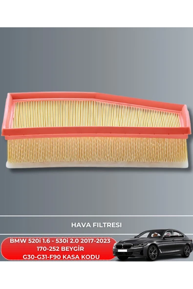 Petrol Ofisi BMW 520i 1.6 - 530i 2.0 2017-2018-2019-2020-2021-2022-2023 170-252 BEYGİR FİLTRE - YAĞ BAKIM SETİ - Resim 2