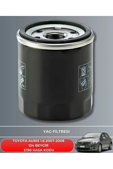Petrol Ofisi TOYOTA AURIS 1.6 2007-2008 124 BEYGİR FİLTRE - YAĞ BAKIM SETİ - Resim 3