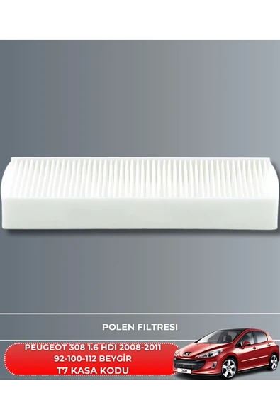 Petrol Ofisi PEUGEOT 308 1.6 HDI - E-HDI 2008-2009-2010-2011 EURO 4 92-100-112 BEYGİR FİLTRE - YAG BAKIM SETİ - Resim 4