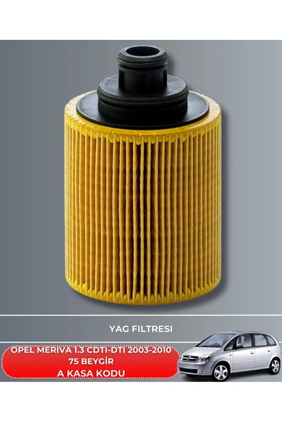Petrol Ofisi OPEL MERIVA 1.3 CDTI-1.3 DTI 2003-2004-2005-2006-2007-2008-2009-2010 75 BEYGİR FİLTRE YAG BAKIM SET - Resim 3