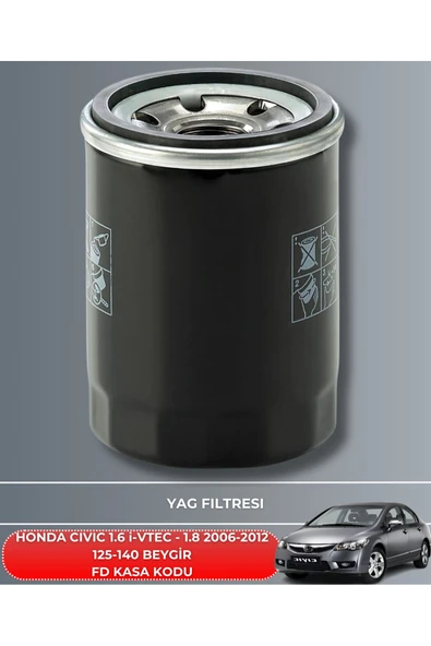 Petrol Ofisi HONDA CIVIC 1.6 i-VTEC - 1.8 2006-2007-2008-2009-2010-2011-2012 125-140 BEYGİR BAKIM SETİ - Resim 3