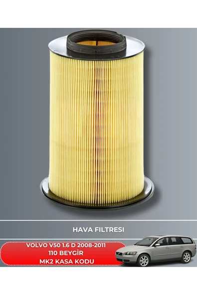 Petrol Ofisi VOLVO V50 1.6 D 2008-2009-2010-2011 100 BEYGİR FİLTRE - YAĞ BAKIM SETİ - Resim 2