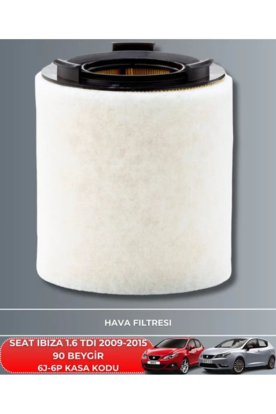 Petrol Ofisi SEAT IBIZA 1.6 TDI 2010-2011-2012-2013-2014-2015 90 BEYGİR FİLTRE - YAĞ BAKIM SETİ - Resim 2