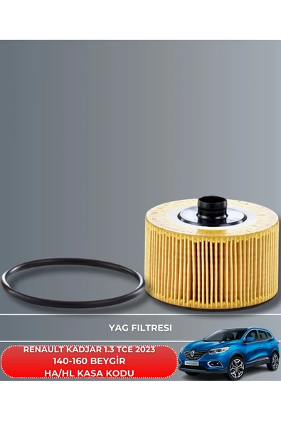 Petrol Ofisi RENAULT KADJAR 1.3 TCE 2023 140-160 BEYGİR FİLTRE - YAĞ BAKIM SETİ - Resim 3