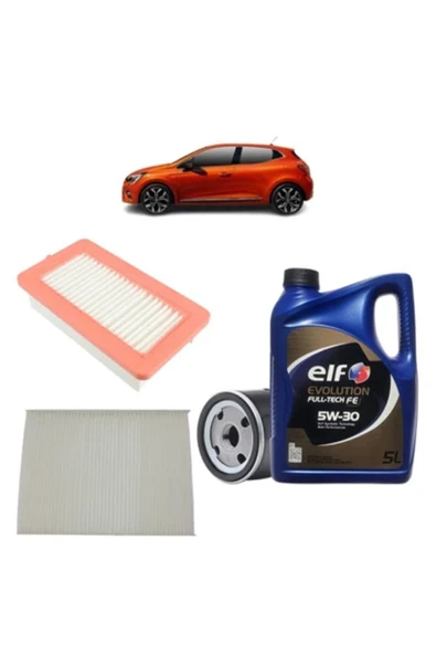 ELF Mais Renault Taliant 1.0 tCe Bakım seti 2019 sonrası +ELF 5W30 5LT DPF Lİ 2025 Ü.T ürün görseli