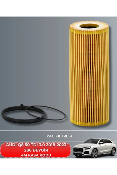 Petrol Ofisi AUDI Q8 50 TDI 3.0 2018-2019-2020-2021-2022-2023 286 BEYGİR FİLTRE - YAĞ BAKIM SETİ - Resim 3