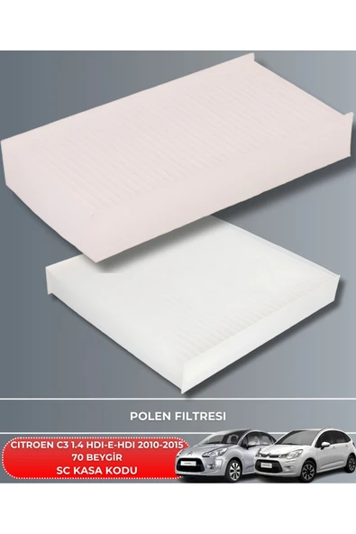 Petrol Ofisi CITROEN C3 1.4 HDI - 1.4 E-HDI 2010-2011-2012-2013-2014-2015 70 BEYGİR FİLTRE - YAG BAKIM SETİ - Resim 4