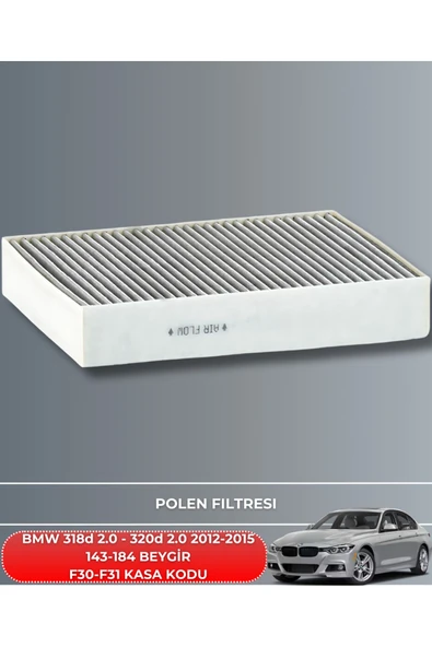 Petrol Ofisi BMW 318d 2.0 - 320d 2.0 2012-2013-2014-2015 143-184 BEYGİR FİLTRE - YAĞ BAKIM SETİ - Resim 3