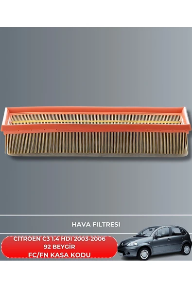 Petrol Ofisi CITROEN C3 1.4 HDI 2003-2004-2005-2006 92 BEYGİR FİLTRE - YAG BAKIM SETİ - Resim 2