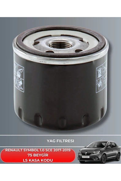 Petrol Ofisi RENAULT SYMBOL 1.0 SCE 2017-2018-2019 75 BEYGİR FİLTRE - YAĞ BAKIM SETİ - Resim 3