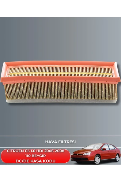 Petrol Ofisi CITROEN C5 1.6 HDI 2006-2007-2008 110 BEYGİR FİLTRE - YAG BAKIM SETİ - Resim 2