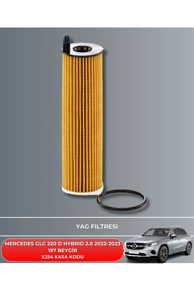 Petrol Ofisi MERCEDES GLC 220 D HYBRID 2.0 2022-2023 197 BEYGİR FİLTRE - YAĞ BAKIM SETİ - Resim 3