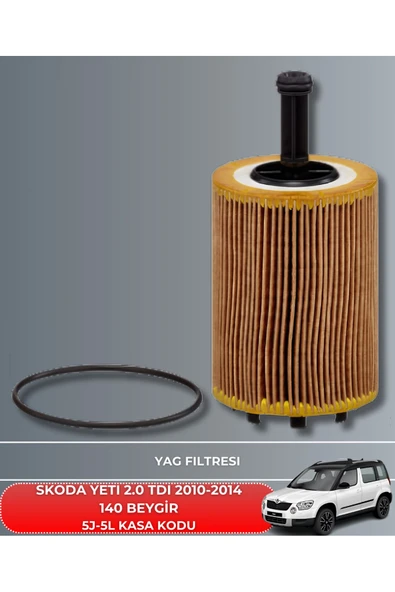 Petrol Ofisi SKODA YETI 2.0 TDI 2010-2011-2012-2013-2014 140 BEYGİR FİLTRE - YAĞ BAKIM SETİ - Resim 3