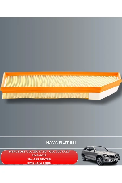 Petrol Ofisi MERCEDES GLC 220 D 2.0 - GLC 300 D 3.0 2019-2020-2021-2022 194-245 BEYGİR FİLTRE - YAĞ BAKIM SETİ - Resim 2