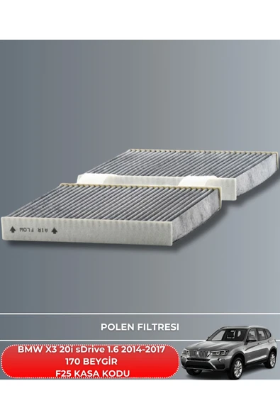 Petrol Ofisi BMW X3 20i sDrive 1.6 2014-2015-2016-2017 170 BEYGİR FİLTRE - YAĞ BAKIM SETİ - Resim 4