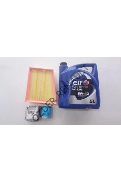ELF KOPYA -ELF MOTOR YAĞI 5/40 5LT MEGANE 4 YAĞ BAKIM SETİ YAĞ FİLTRESİ,HAVA FİLTRESİ,YAĞ -3LÜ SET - 1