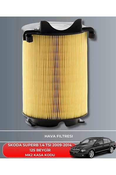 Petrol Ofisi SKODA SUPERB 1.4 TSI 2009-2010-2011-2012-2013-2014 125 BEYGİR FİLTRE - YAĞ BAKIM SETİ - 2