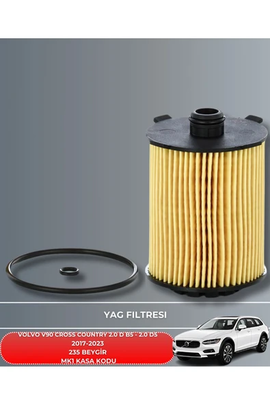 Petrol Ofisi VOLVO V90 CROSS COUNTRY 2.0 B5-D5 2017-2018-2019-2020-2021-2022-2023 235 FİLTRE - YAĞ BAKIM SETİ - Resim 3