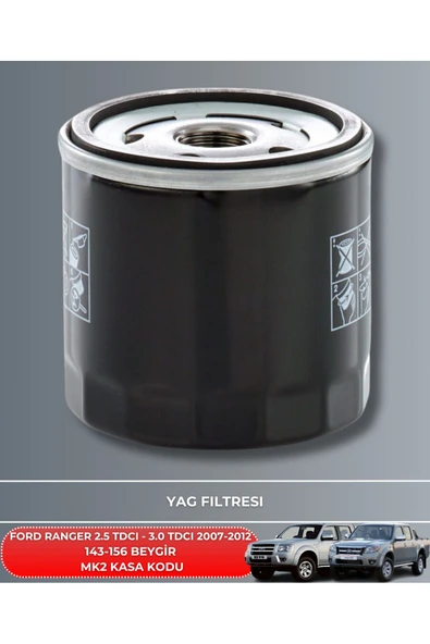 Petrol Ofisi Ranger 2.5 Tdcı - 3.0 Tdcı 2007-2008-2009-2010-2011-2012 143-156 Filtre - Yağ Bakım Seti Uyumlu - Resim 3
