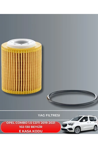 Petrol Ofisi OPEL COMBO 1.5 CDTI 2019-2020-2021 102-130 BEYGİR FİLTRE - YAG BAKIM SETİ - Resim 3