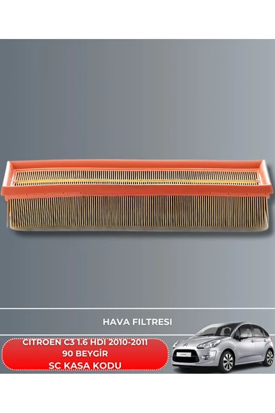 Petrol Ofisi CITROEN C3 1.6 HDI 2010-2011 90 BEYGİR FİLTRE - YAG BAKIM SETİ - Resim 2