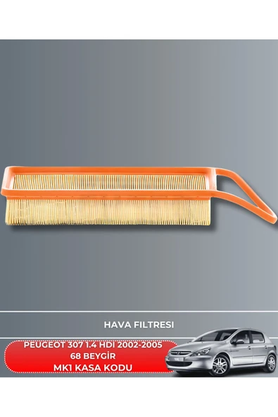 PEUGEOT 307 1.4 HDI 2002-2005 68 BEYGİR FİLTRE -ELF 5LT 5W30 2025 YAG BAKIM SETİ - Resim 2