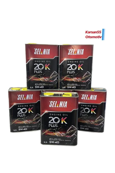 Petronas SELENİA 20K PLUS  5W-40 3,2 LT 6 ADET 2025 - Resim 2