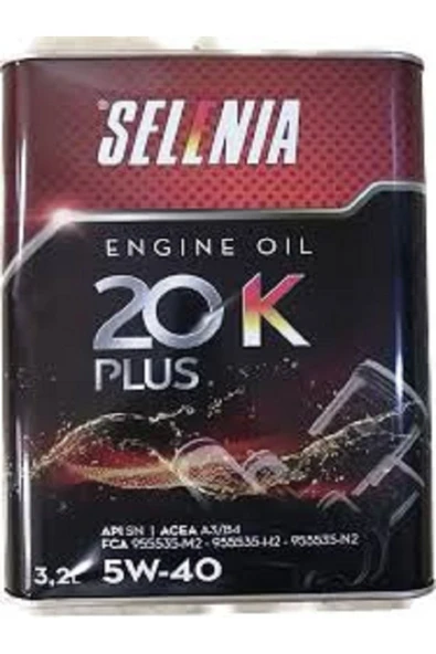 Petronas Selenia 5w40 3.2lt Motor Yağı Üretim Yılı:2025 ürün görseli