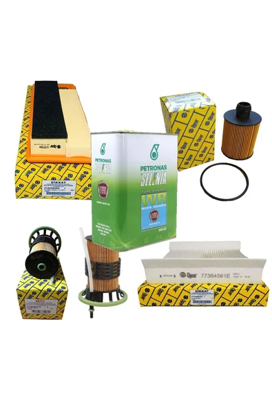 OPAR Fiat Egea 1.3d Mjt Euro-5 Filtre Seti CASTROL EDGE 5W30 4LT DPF LI ürün görseli