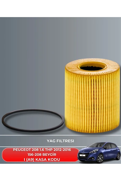 Petrol Ofisi PEUGEOT 208 1.6 THP 2012-2013-2014-2015-2016 156-208 BEYGİR FİLTRE - YAG BAKIM SETİ - Resim 3