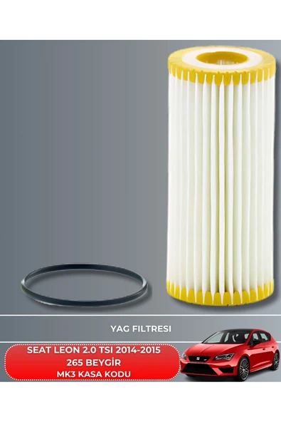 Petrol Ofisi SEAT LEON 2.0 TSI 2014-2015 265 BEYGİR FİLTRE - YAĞ BAKIM SETİ - Resim 3