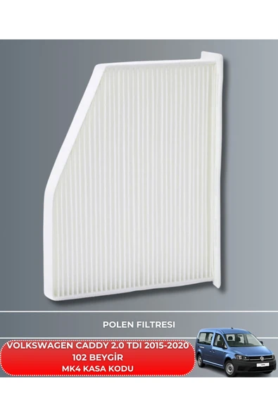 Petrol Ofisi VW VOLKSWAGEN CADDY 2.0 TDI 2015-2016-2017-2018-2019-2020 102 BEYGİR FİLTRE - YAĞ BAKIM SETİ - Resim 4