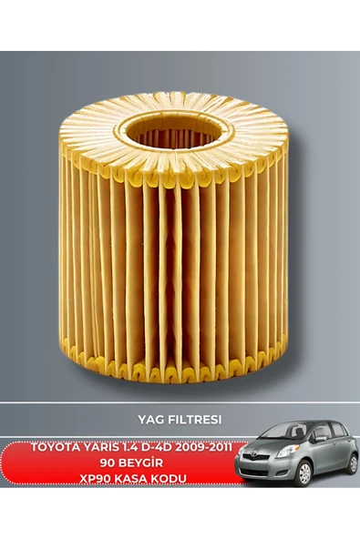 Petrol Ofisi TOYOTA YARIS 1.4 D-4D 2009-2010-2011 90 BEYGİR FİLTRE - YAĞ BAKIM SETİ - 3